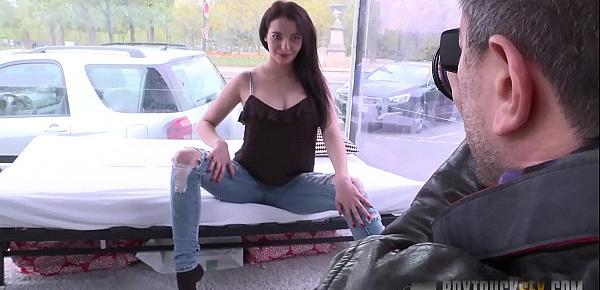  Amazing Sophia Laure Enjoys her First Erotic Photoshoot in Public